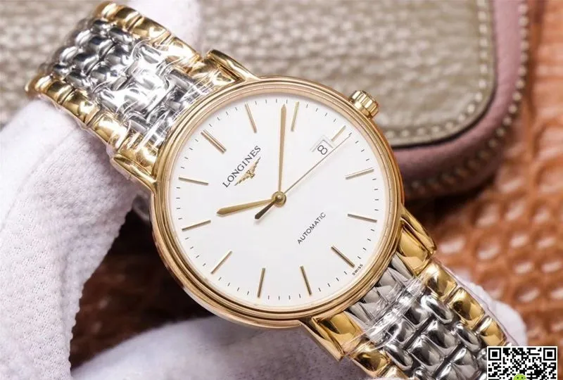 Longines Presence L4.921.2.12.7 RM Factory 1:1 Best Edition Replica Watch Gold Bezel